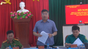 Hội nghị bình cử công dân đạt sức khỏe tham gia nghĩa vụ quân sự  và thực hiện tham gia công an nhân dân năm 2026