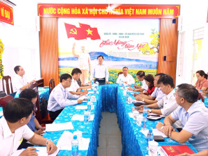 Phó chủ tịch HĐND tỉnh kiểm tra công tác triển khai thực hiện bầu cử đại biểu Quốc hội khóa XVI