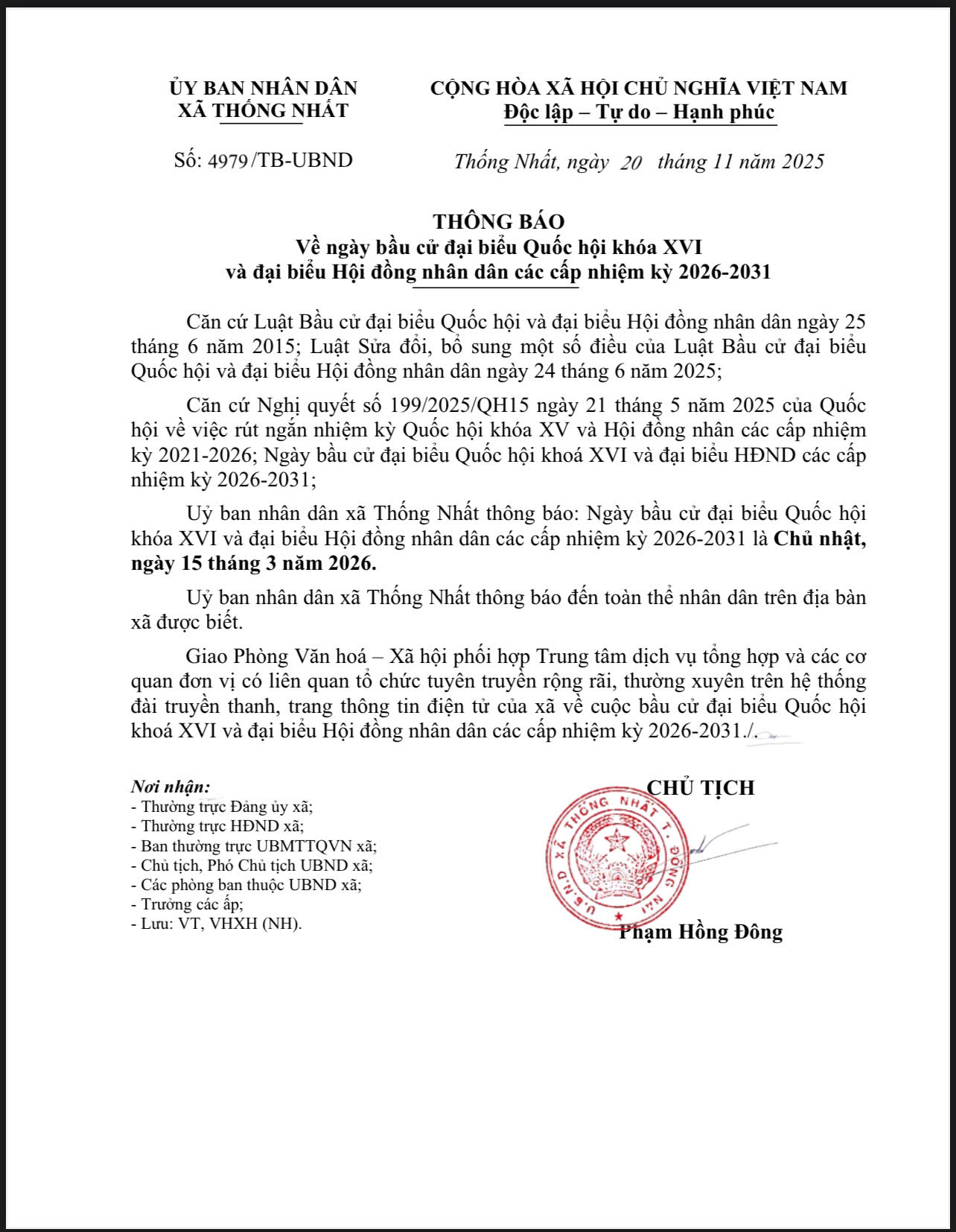 hình ảnh thông báo